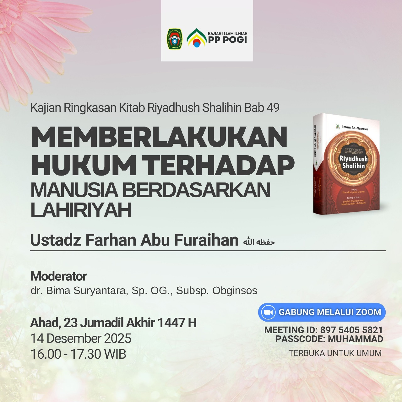 KAJIAN ISLAM ILMIAH PP POGI