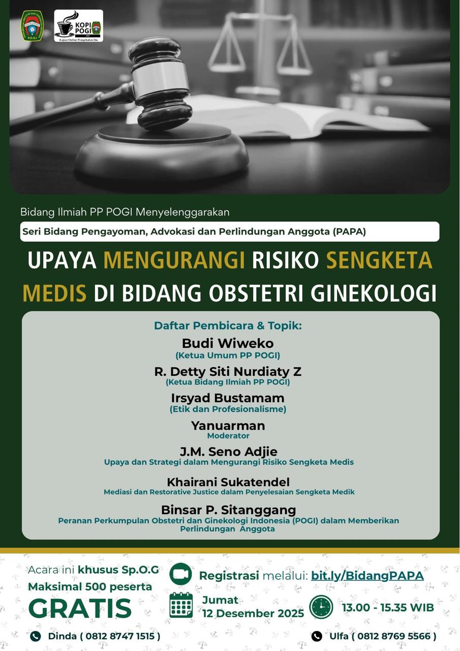 WEBINAR KAJIAN ONLINE PENYEHATAN IBU (KOPI) POGI