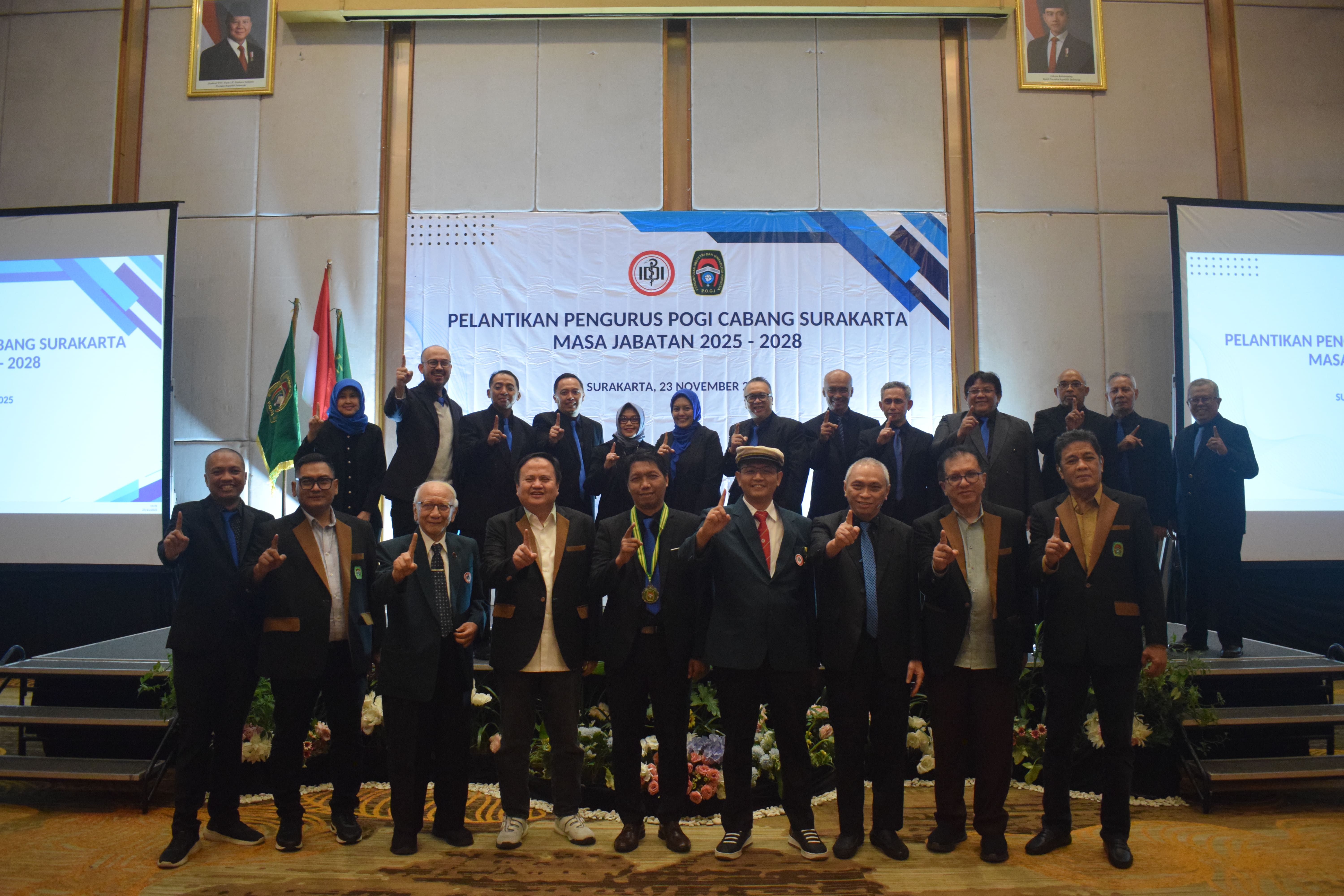 Pelantikan POGI Cabang Surakarta Periode 2025 - 2028