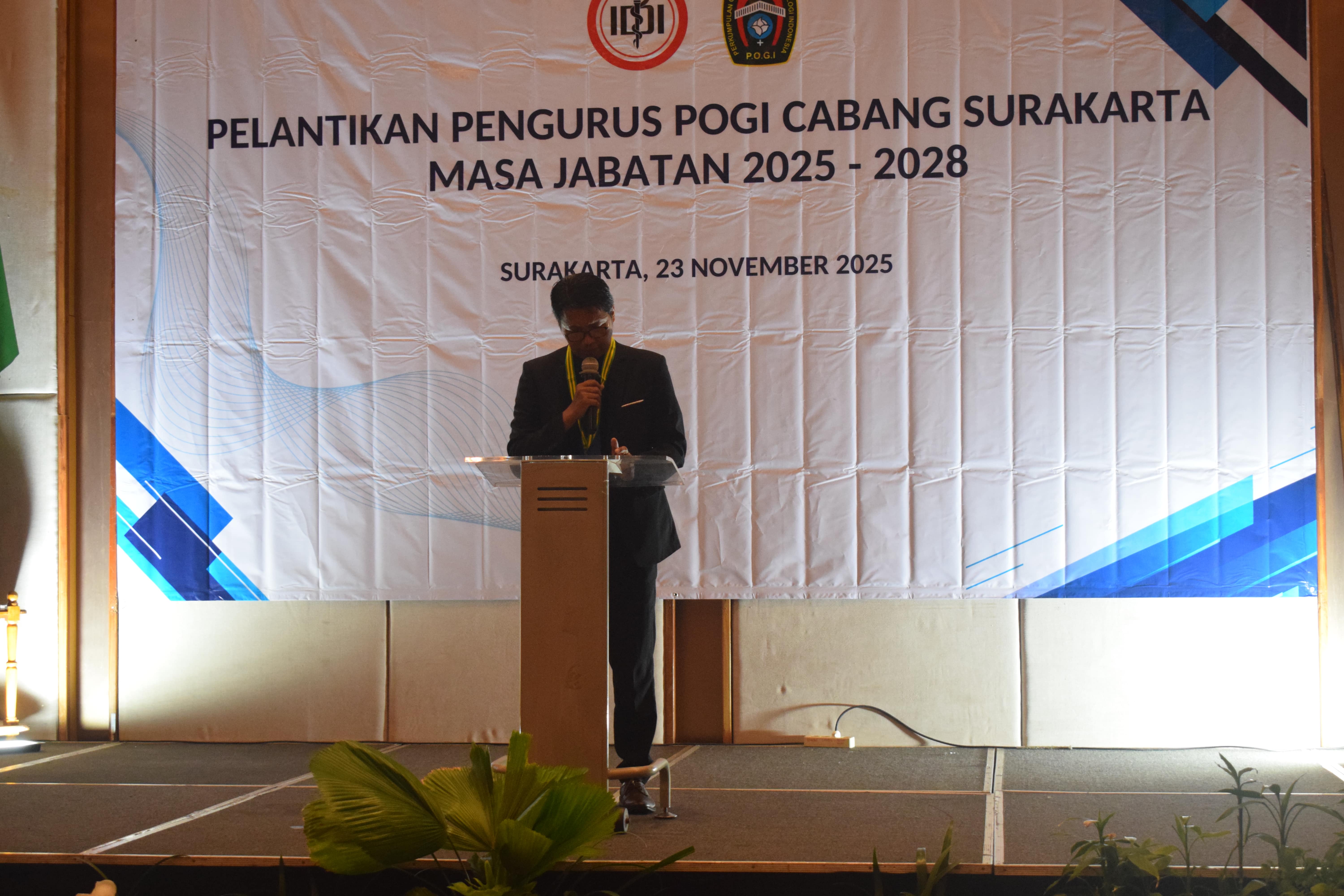 Pelantikan POGI Cabang Surakarta Periode 2025 - 2028