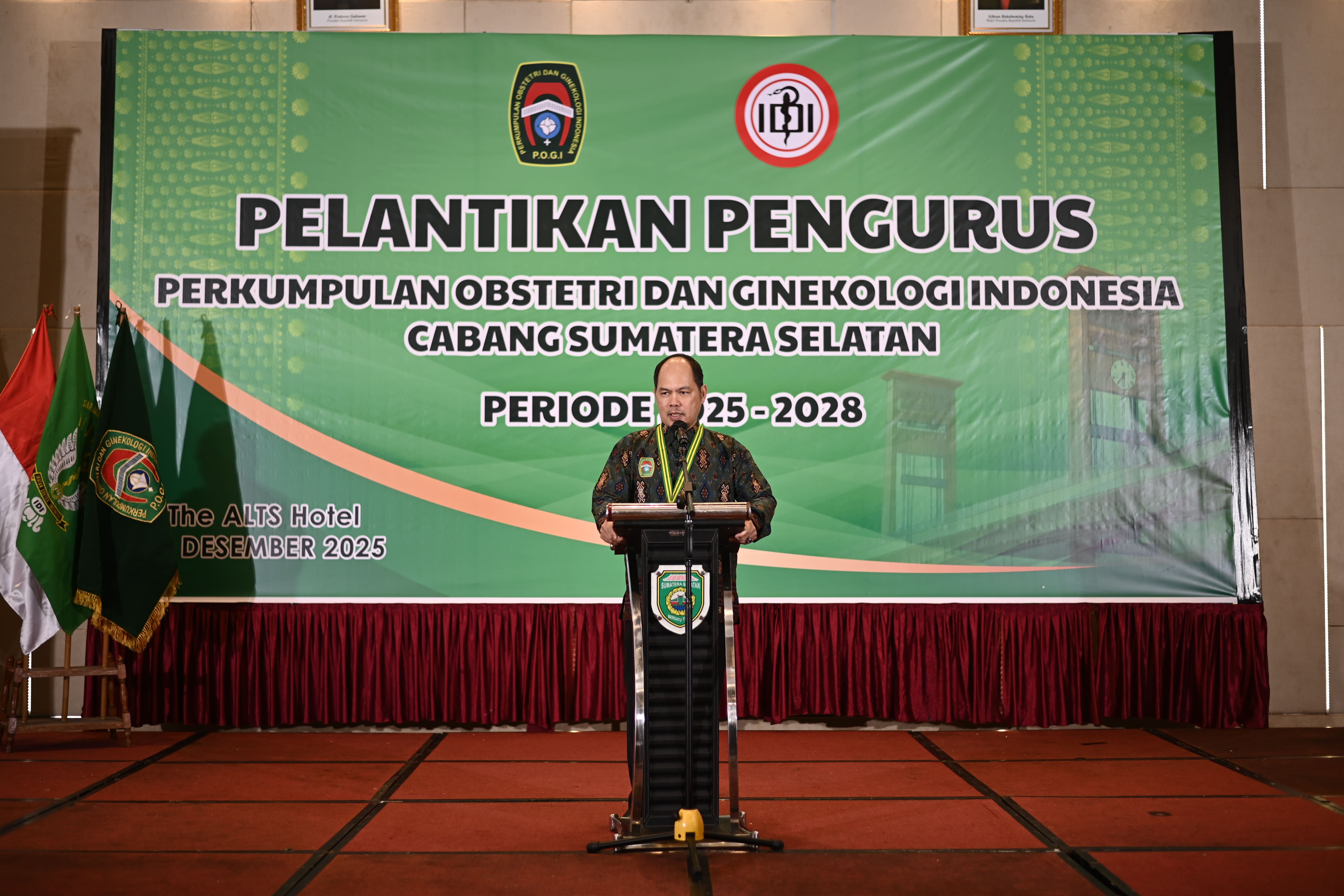 Pelantikan Pengurus POGI Cabang Sumatera Selatan Periode 2025-2028