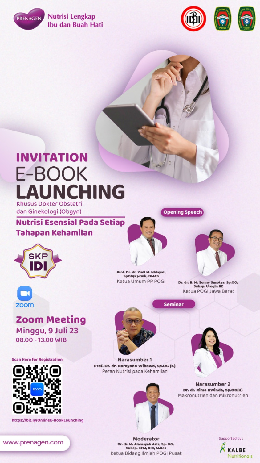 E-Book Launching "Nutrisi Esensial pada setiap Tahapan Kehamilan"