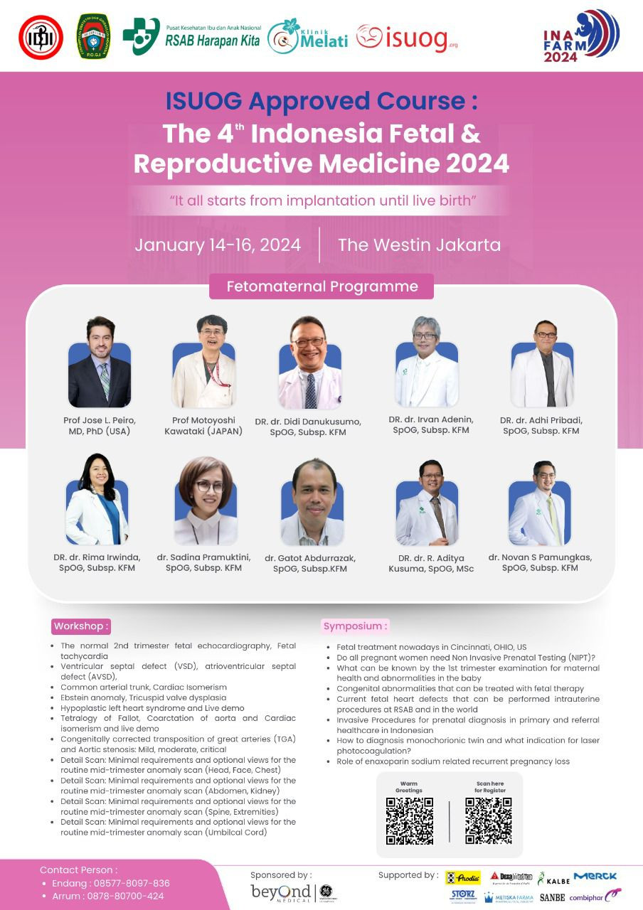INAFARM 2024 : It All Starts From Implantation Untill Live Birth