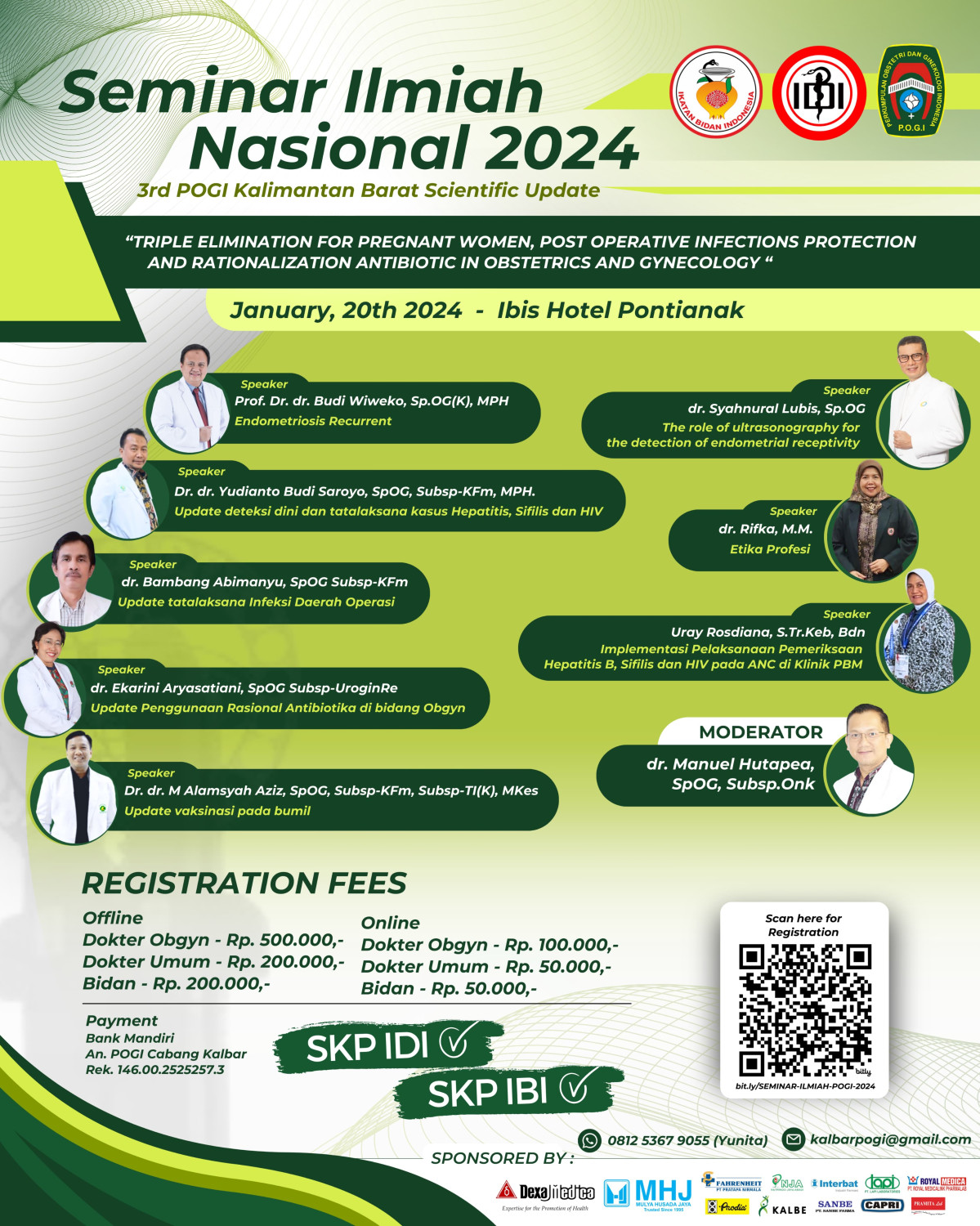 Seminar Ilmiah Nasional 2024 (3rd POGI Kalimantan Barat Scientific Update)