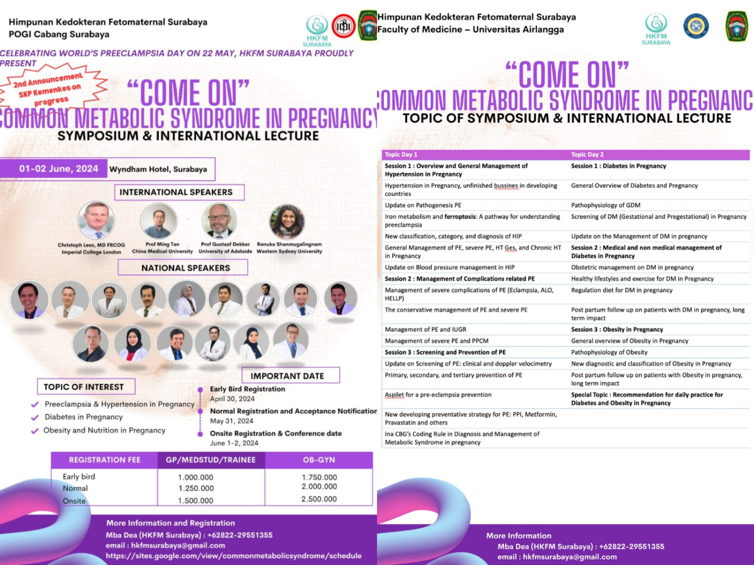 COME-ON (Common Metabolic Syndrome In Pregnancy)