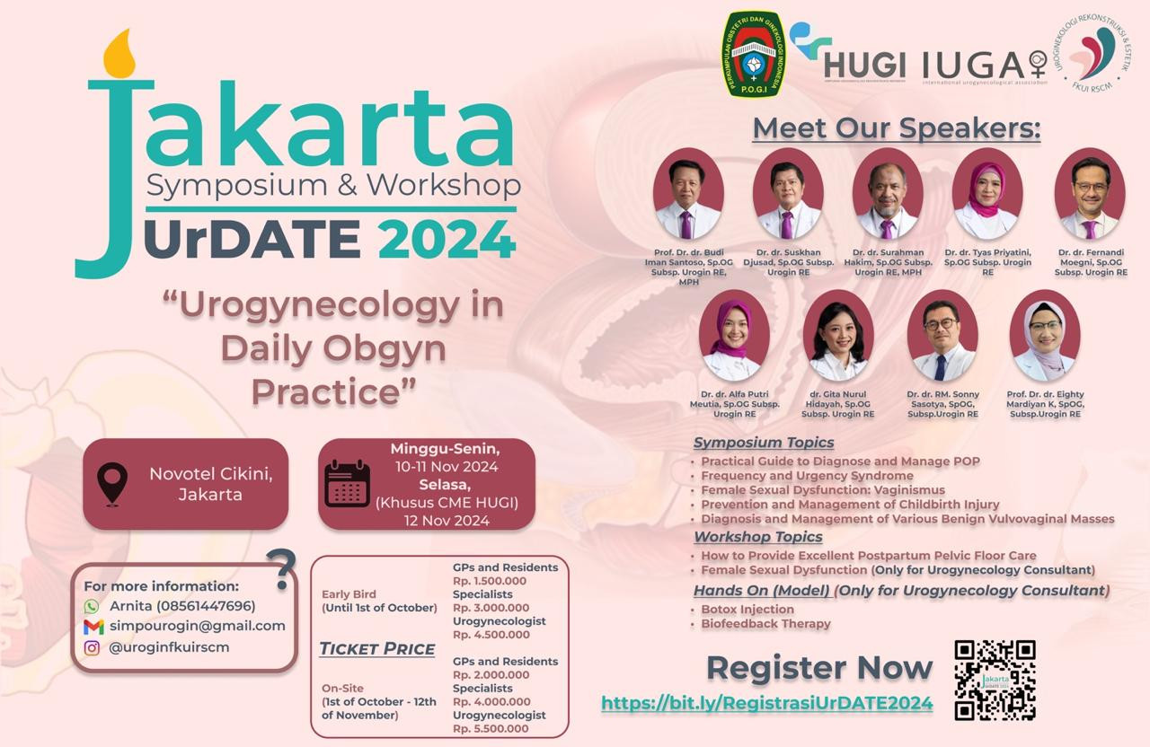 Jakarta Urogynecology Updates (UrDATE) 2024