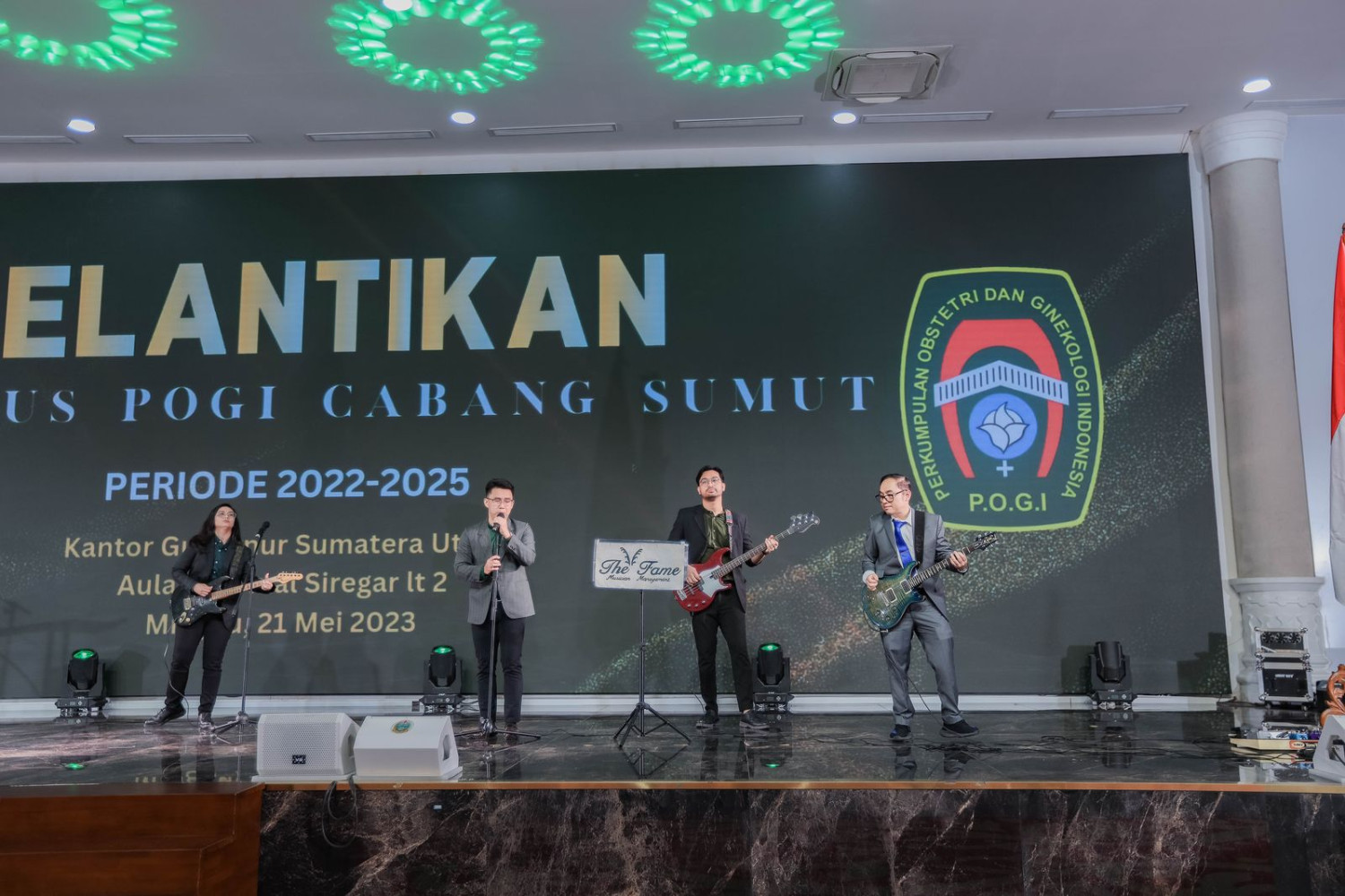 Pelantikan POGI Cabang Sumatera Utara Periode 2022 -2025