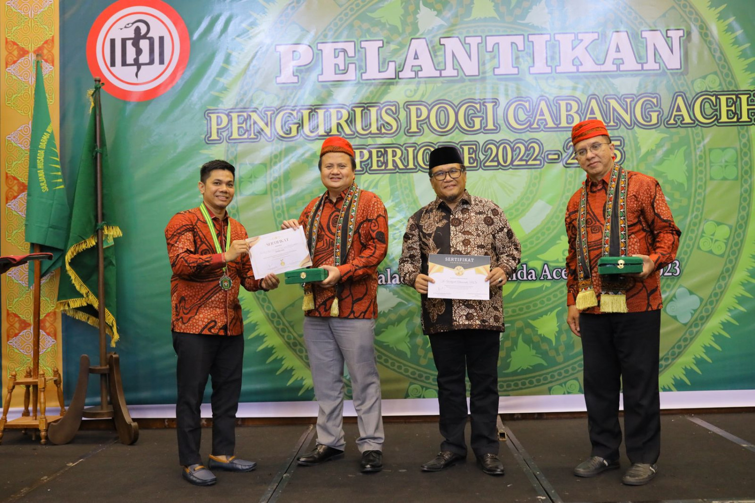 Pelantikan POGI Cabang Aceh Periode 2022 -2025