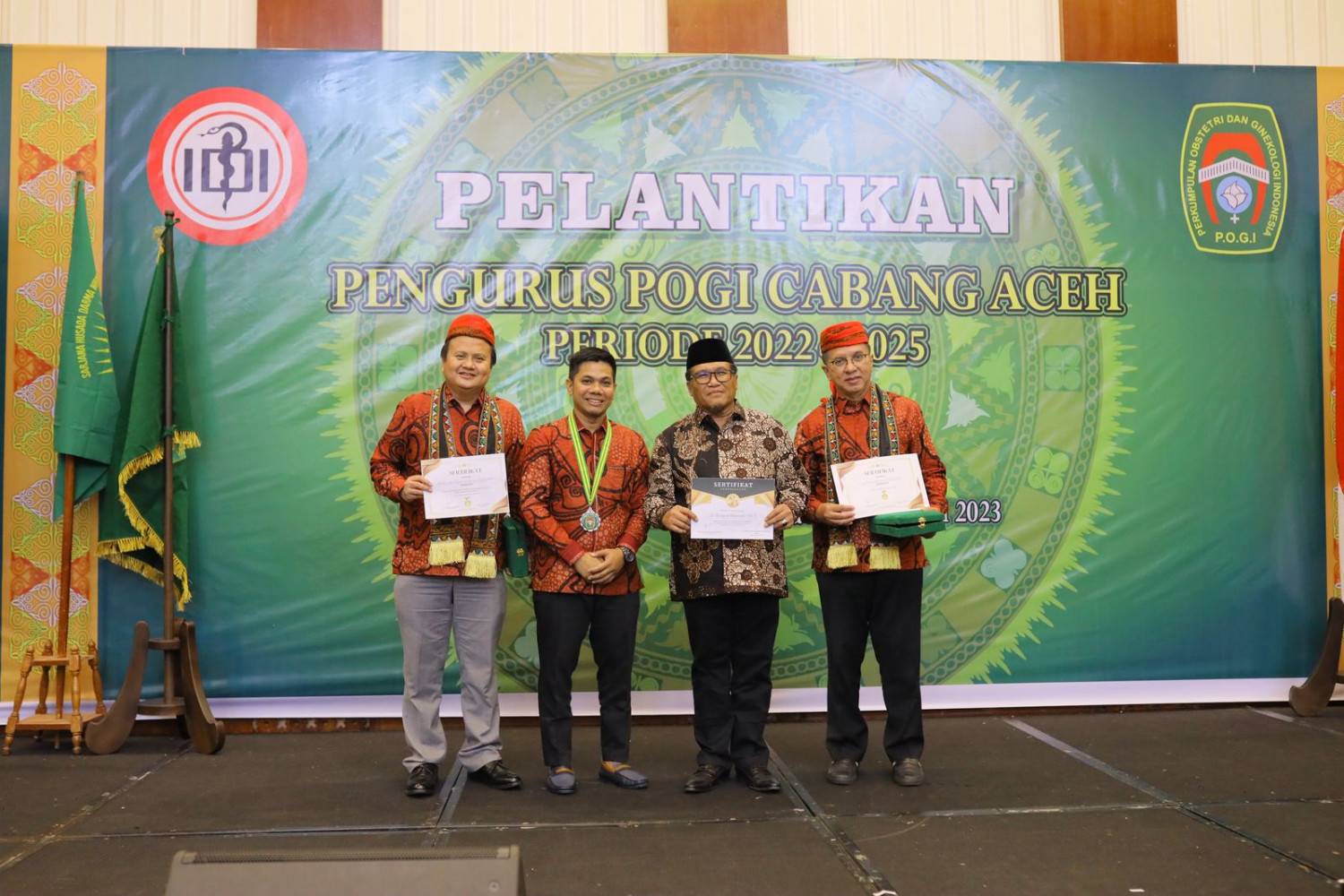 Pelantikan POGI Cabang Aceh Periode 2022 -2025