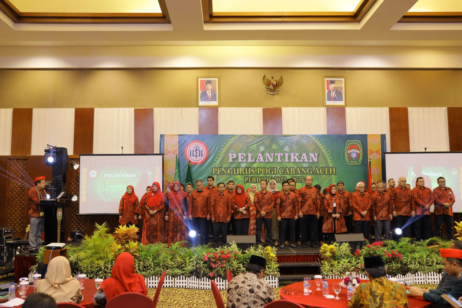 Pelantikan POGI Cabang Aceh Periode 2022 -2025