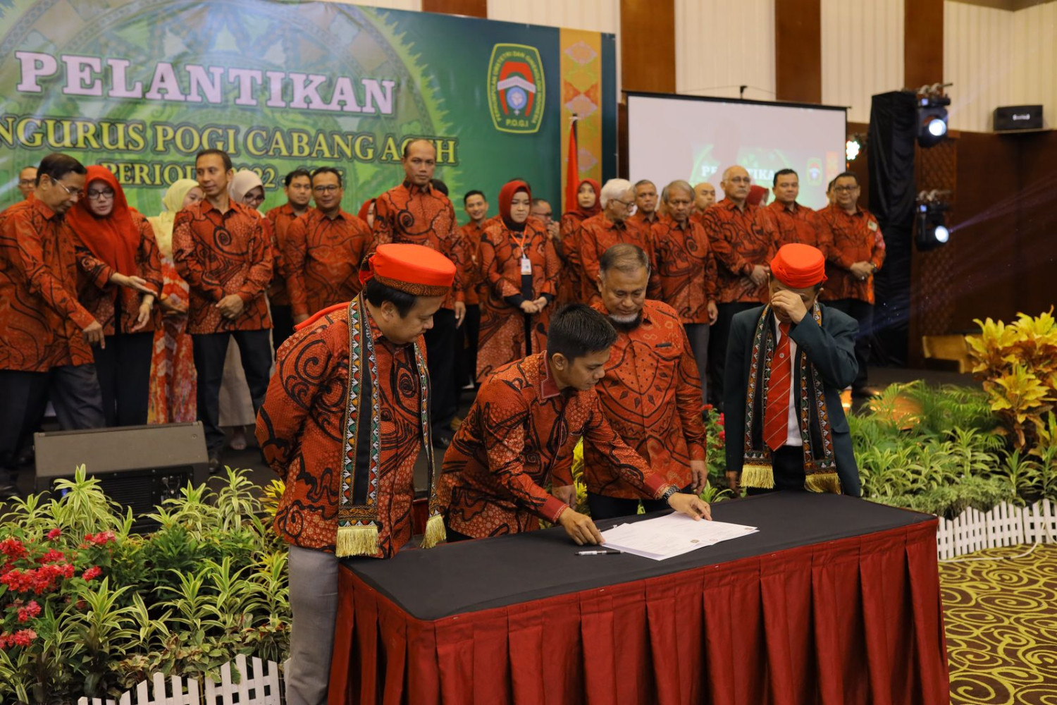 Pelantikan POGI Cabang Aceh Periode 2022 -2025