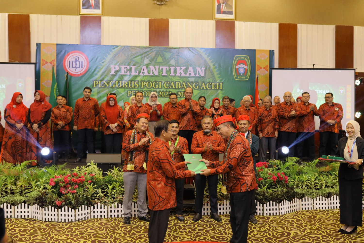 Pelantikan POGI Cabang Aceh Periode 2022 -2025