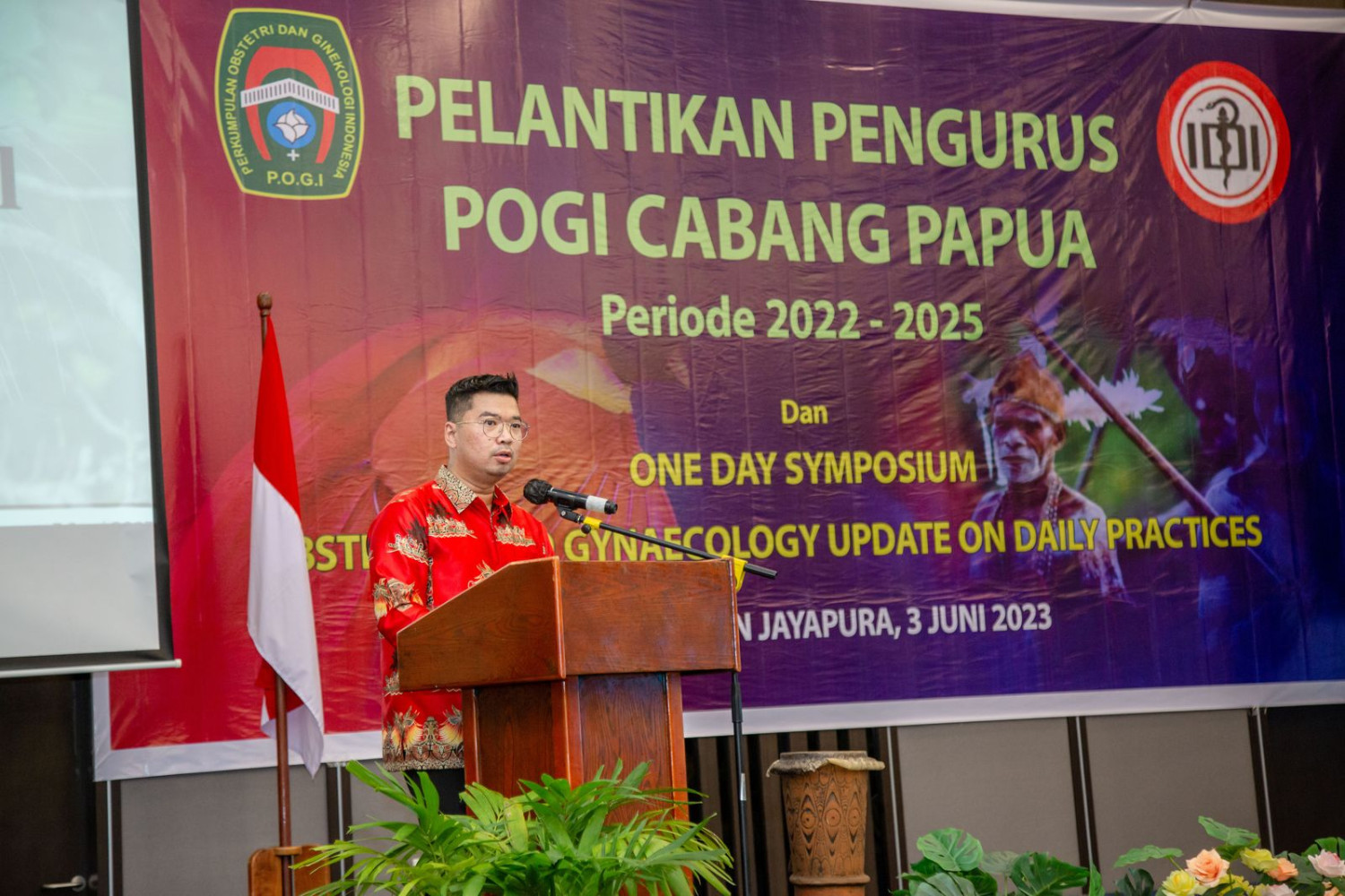 Pelantikan POGI Cabang Papua Periode 2022 -2025
