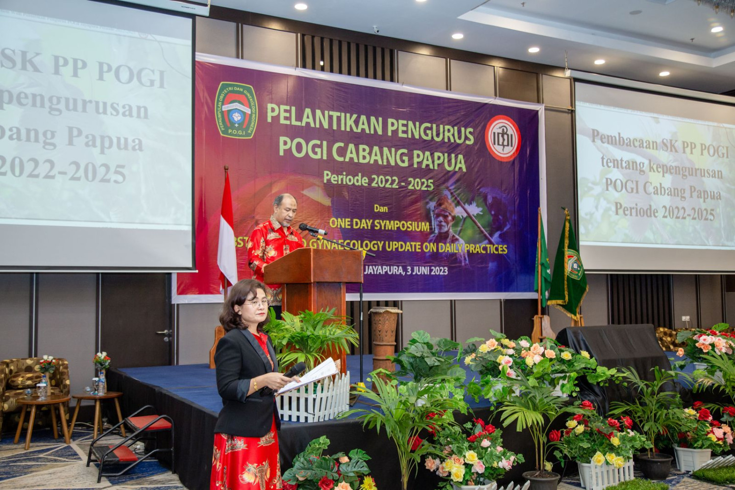 Pelantikan POGI Cabang Papua Periode 2022 -2025