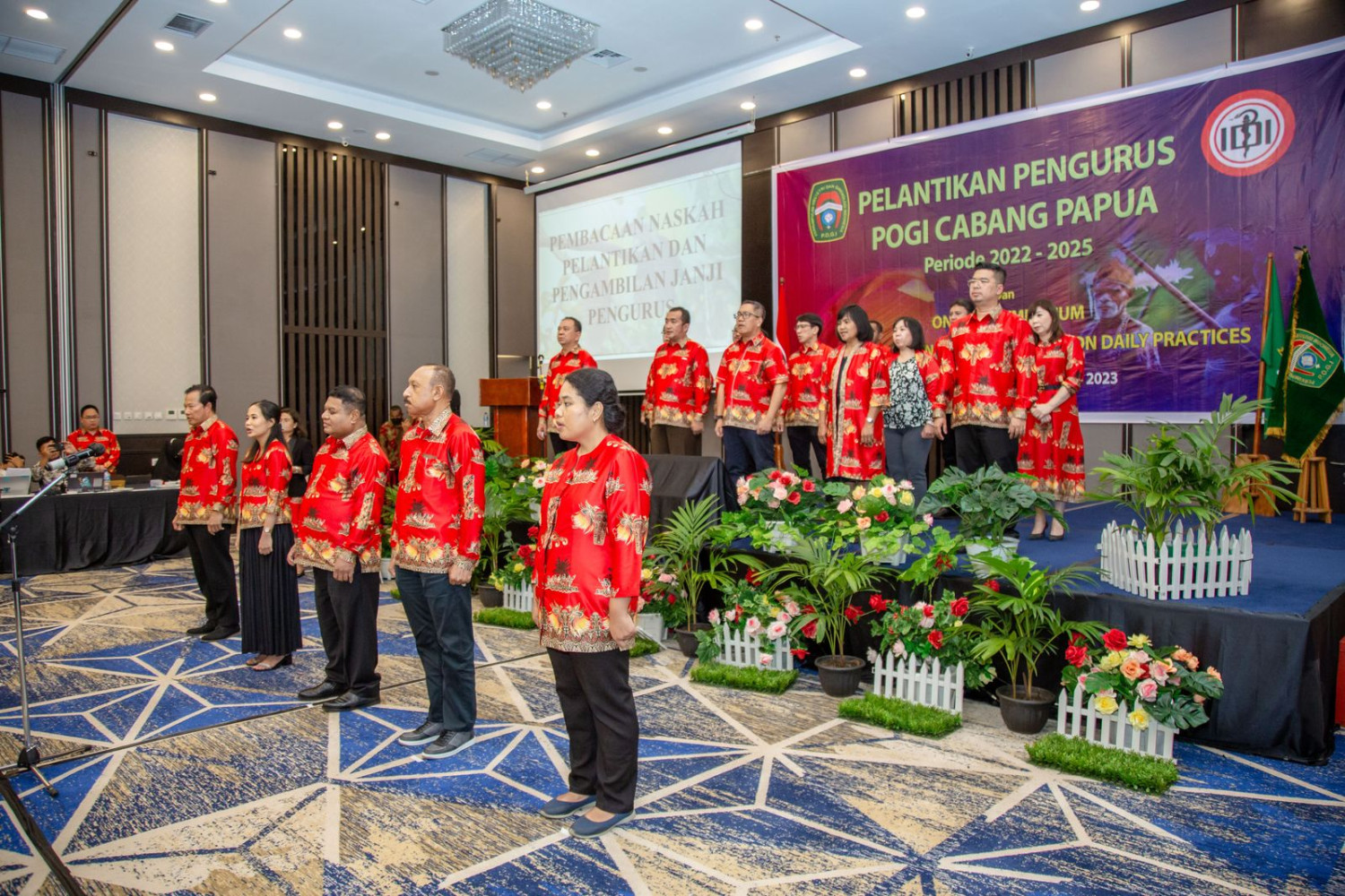 Pelantikan POGI Cabang Papua Periode 2022 -2025