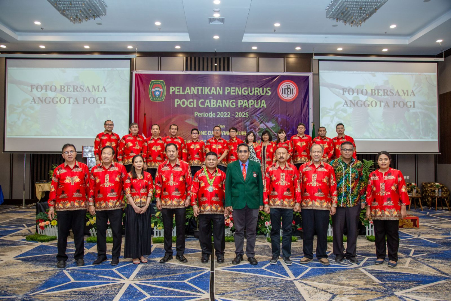 Pelantikan POGI Cabang Papua Periode 2022 -2025
