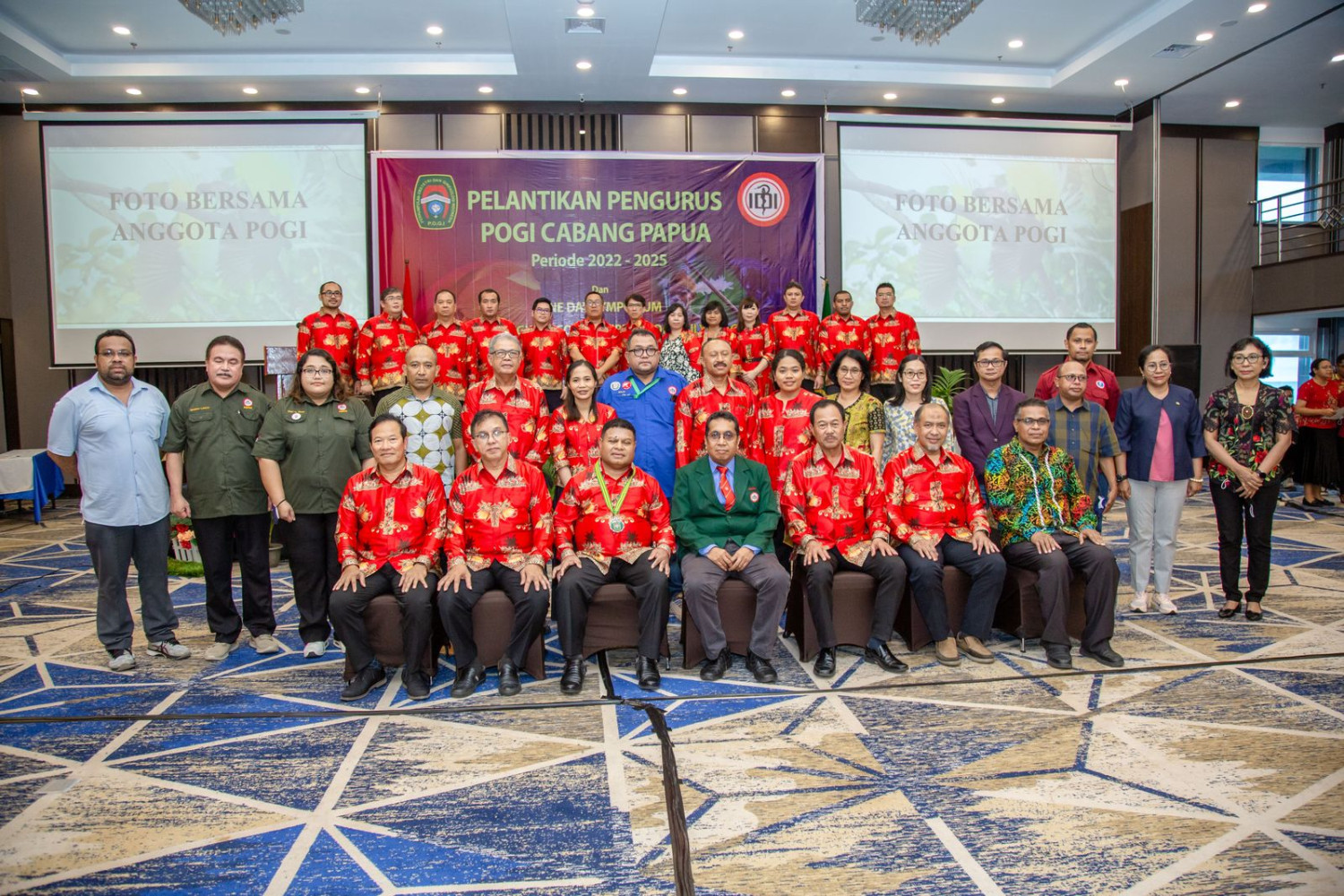 Pelantikan POGI Cabang Papua Periode 2022 -2025
