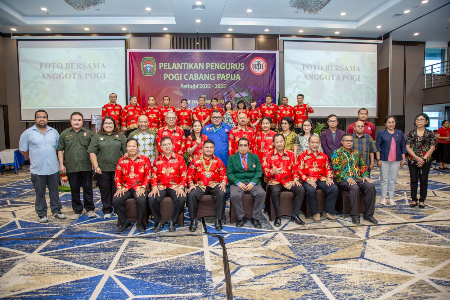 Pelantikan POGI Cabang Papua Periode 2022 -2025