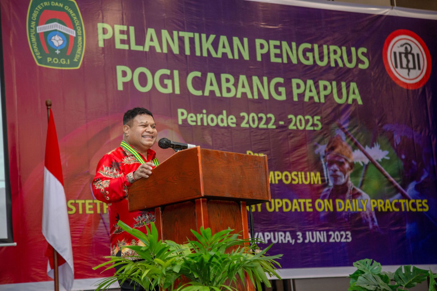 Pelantikan POGI Cabang Papua Periode 2022 -2025