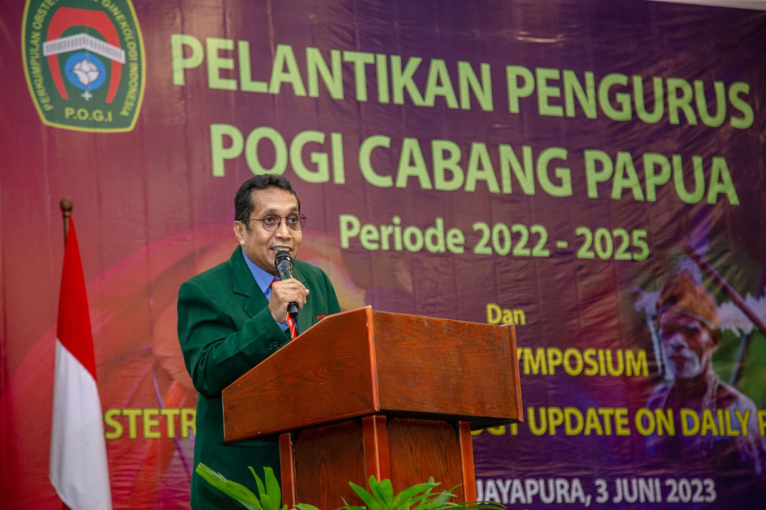 Pelantikan POGI Cabang Papua Periode 2022 -2025