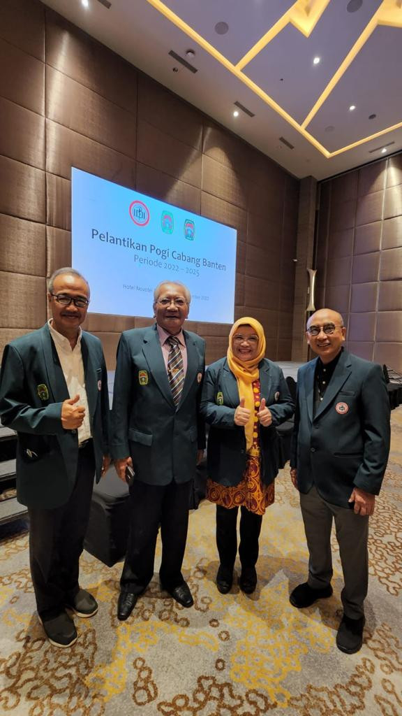 Pelantikan POGI Cabang Banten Periode 2022 -2025