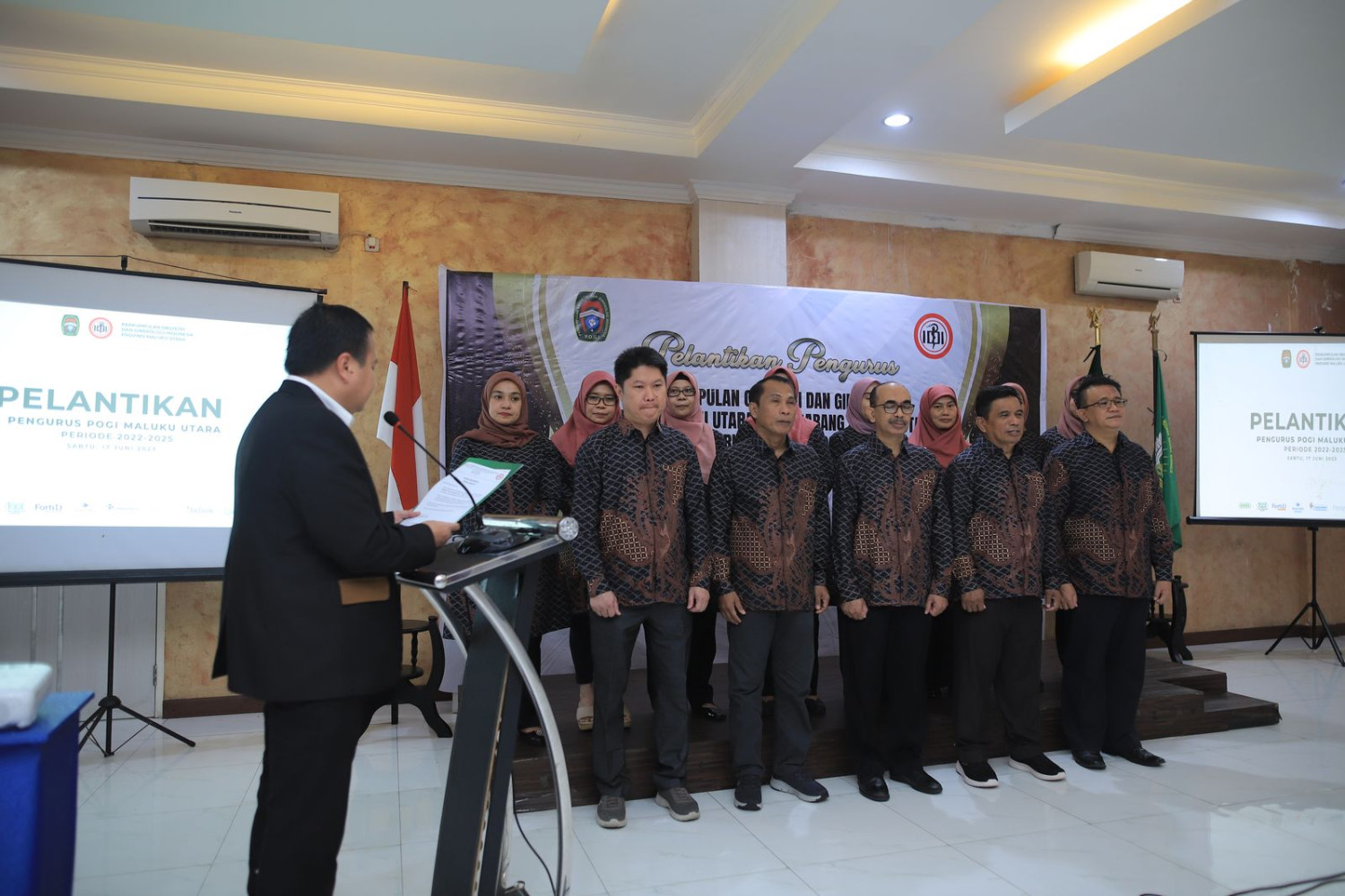 Pelantikan POGI Cabang Maluku Utara Periode 2022 -2025
