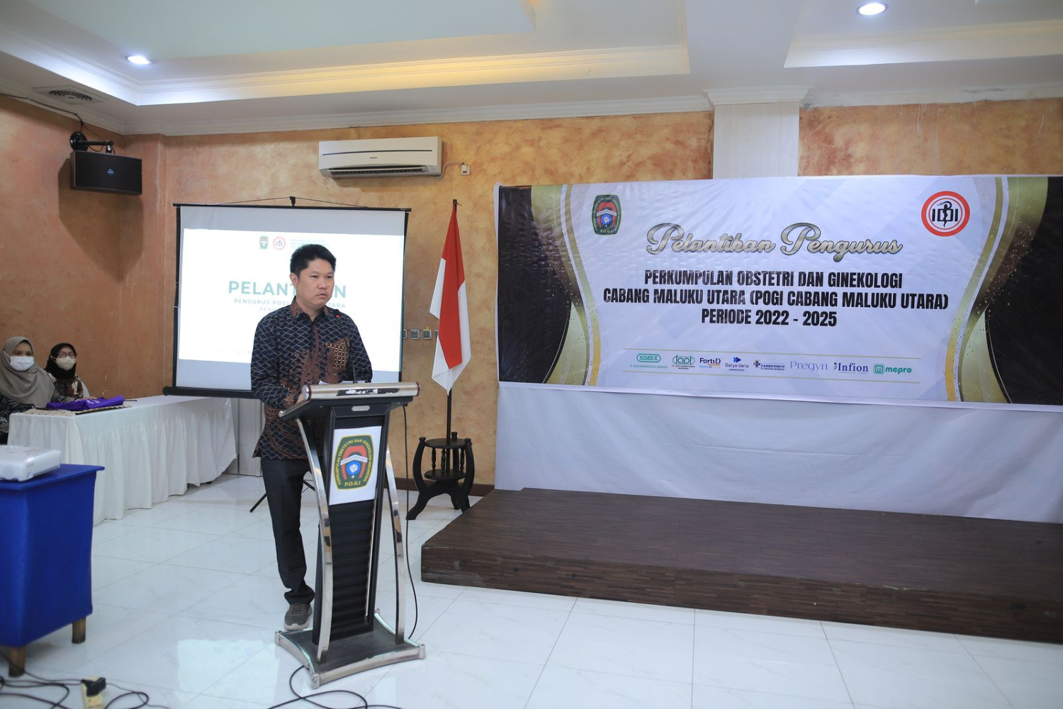 Pelantikan POGI Cabang Maluku Utara Periode 2022 -2025