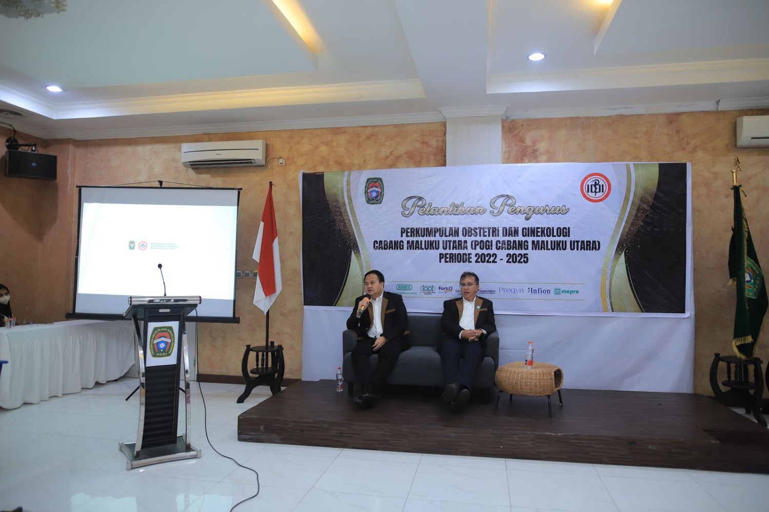 Pelantikan POGI Cabang Maluku Utara Periode 2022 -2025