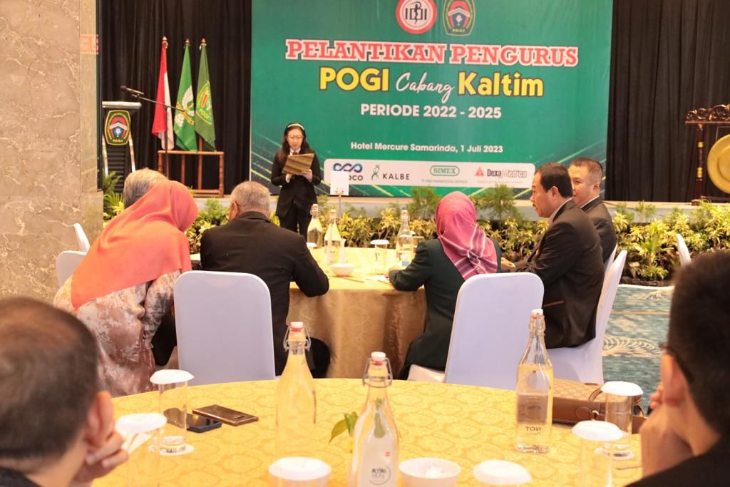Pelantikan POGI Cabang Kalimantan Timur Periode 2022 -2025