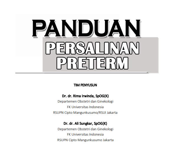 Panduan Preterm 24 September 2019