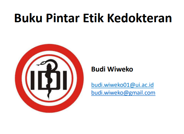 Buku Pintar Etik Kedokteran