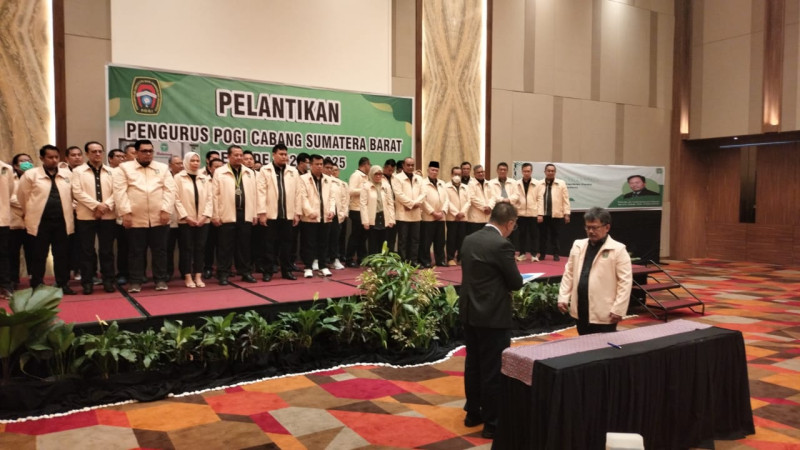 Pelantikan POGI Cabang Sumatera Barat Periode 2022 -2025