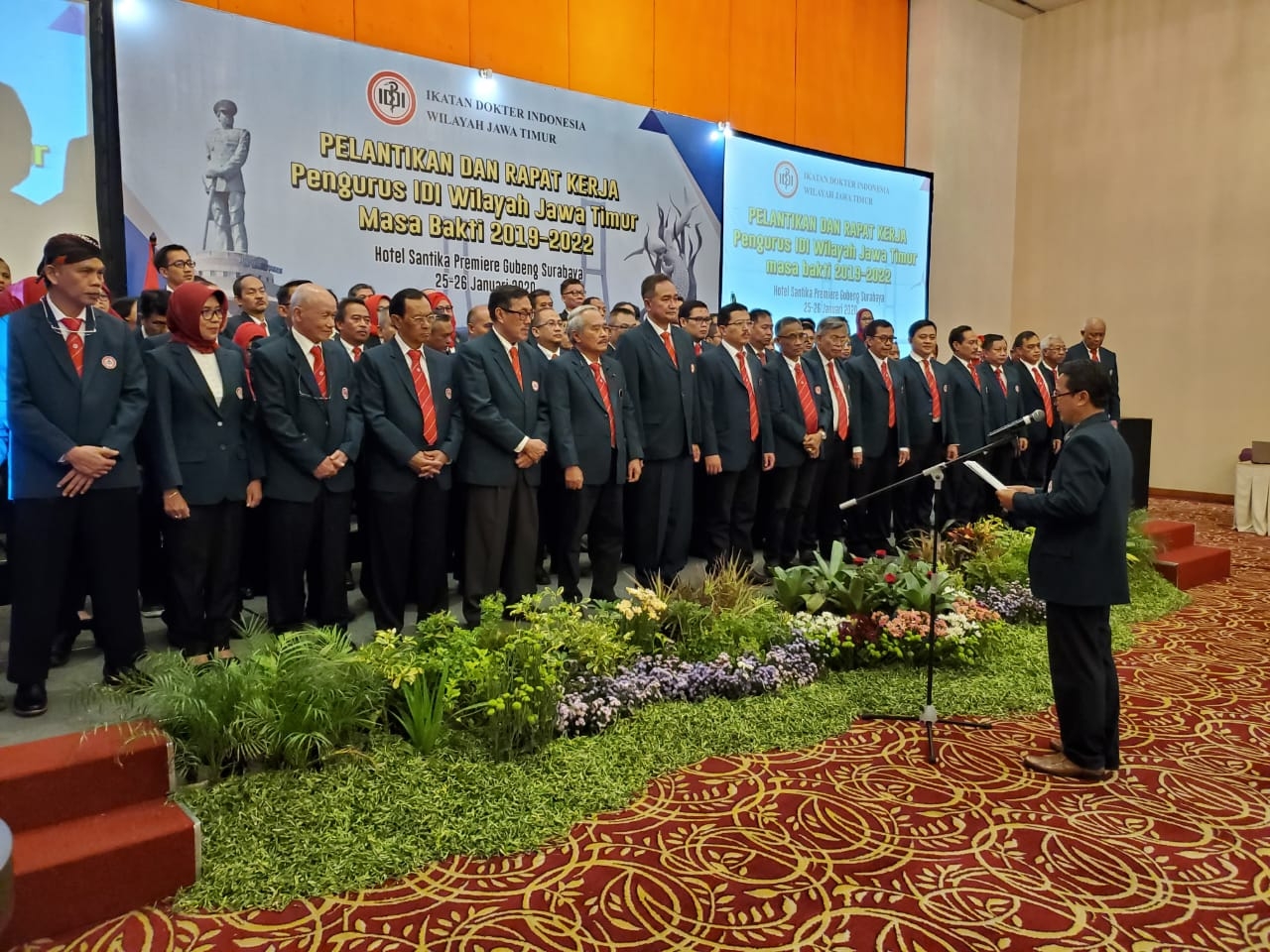 Pelantikan Ketua IDI wilayah Jawa Timur