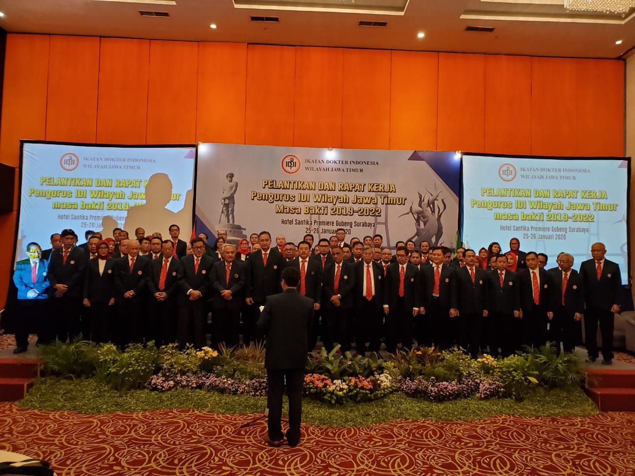 Pelantikan Ketua IDI wilayah Jawa Timur