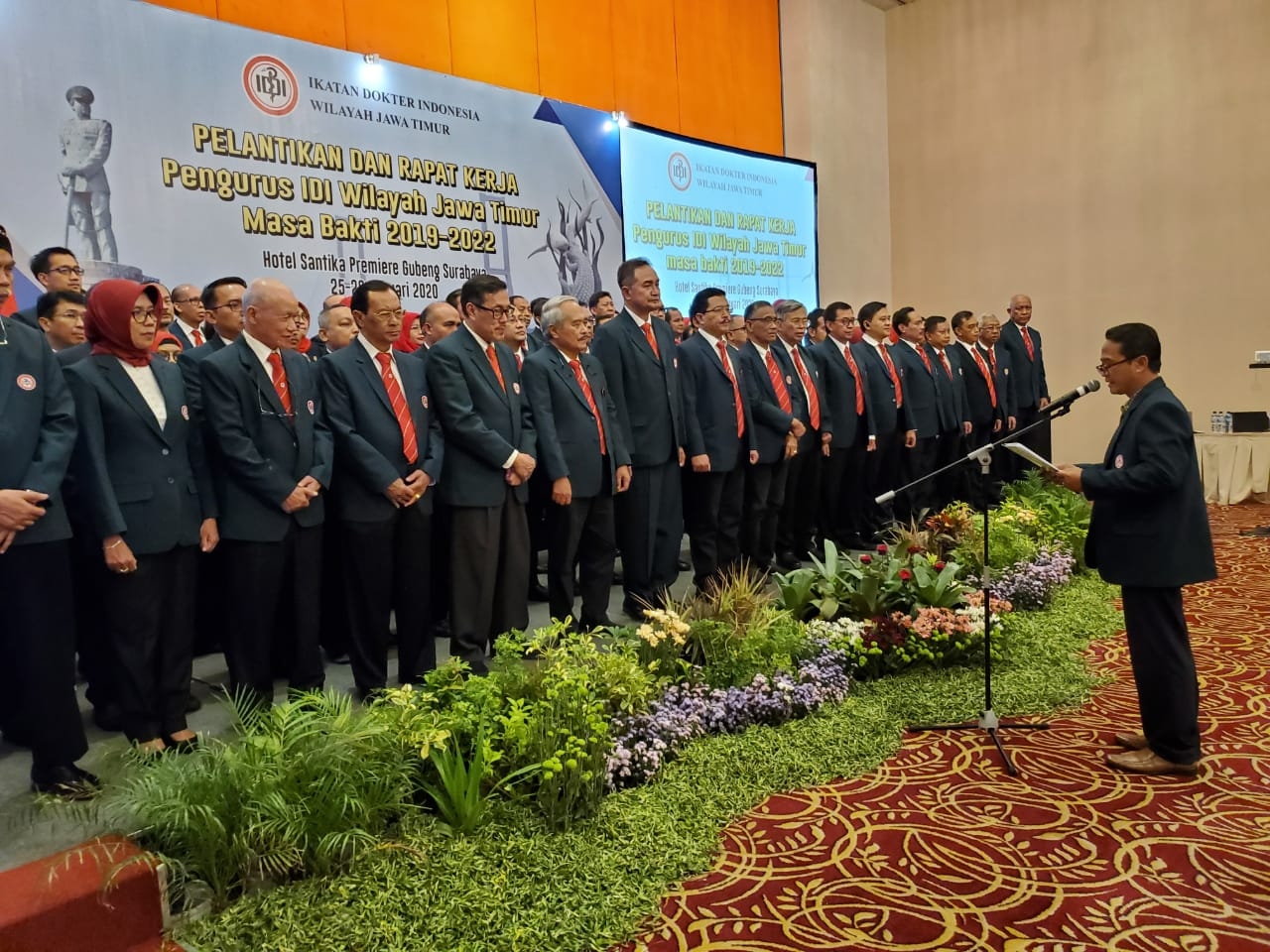 Pelantikan Ketua IDI wilayah Jawa Timur