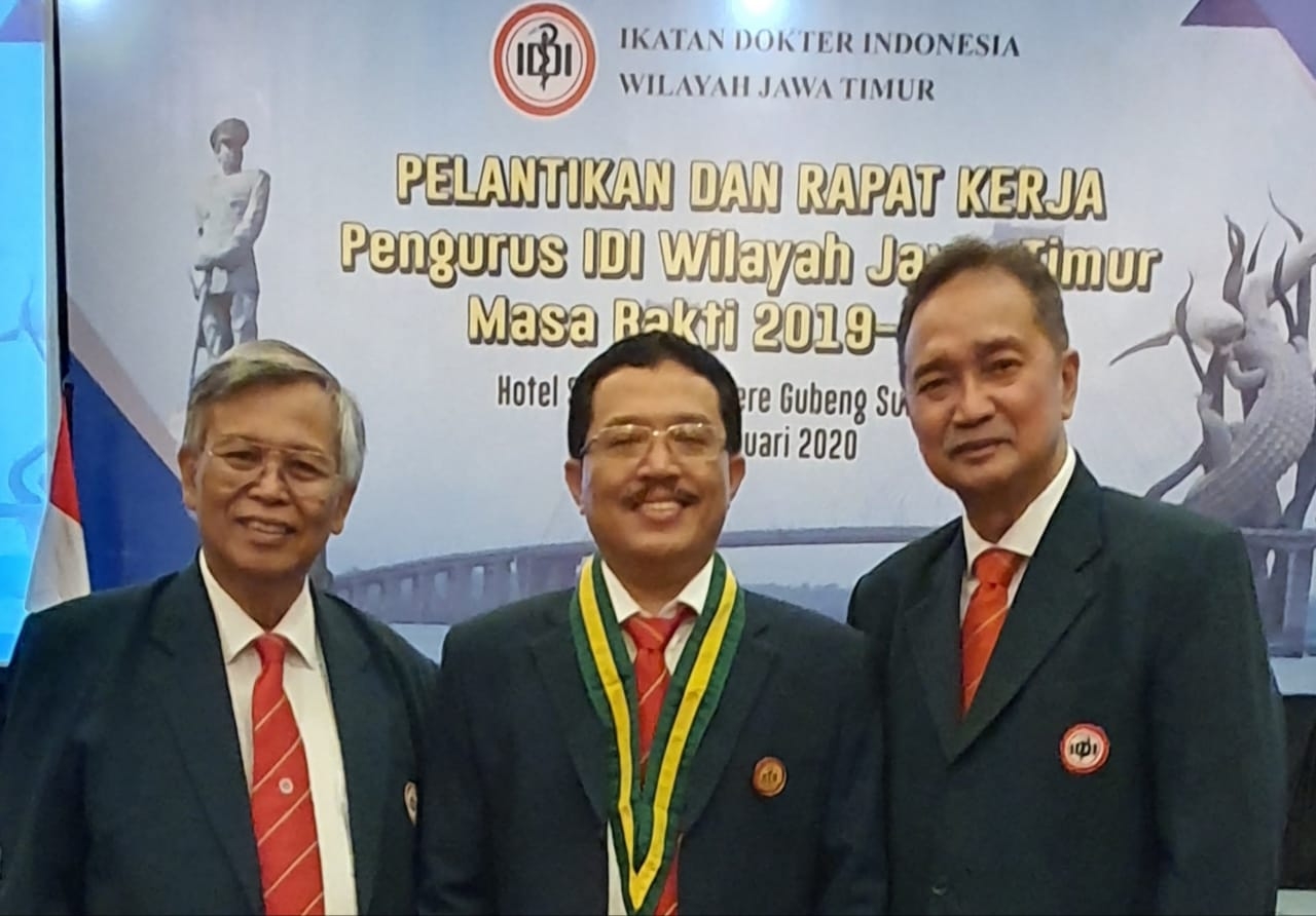 Pelantikan Ketua IDI wilayah Jawa Timur