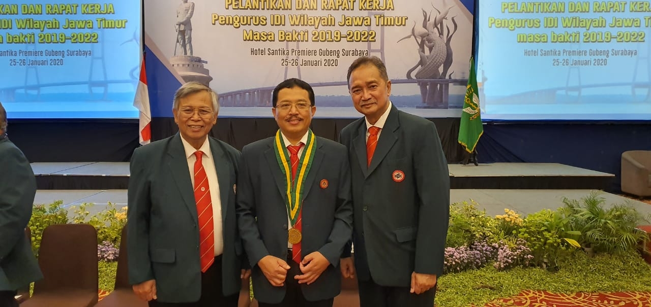 Pelantikan Ketua IDI wilayah Jawa Timur