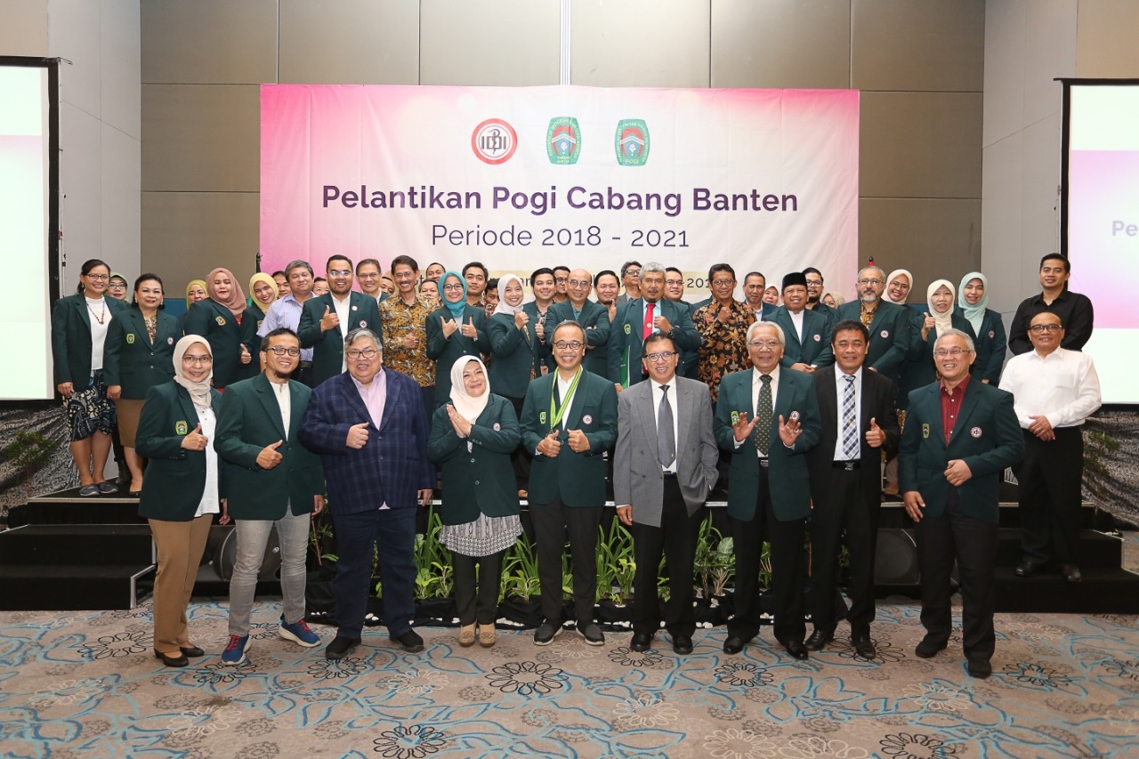 Pelantikan POGI Cabang Banten Periode 2018 - 2021