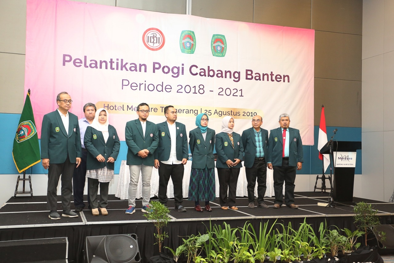 Pelantikan POGI Cabang Banten Periode 2018 - 2021