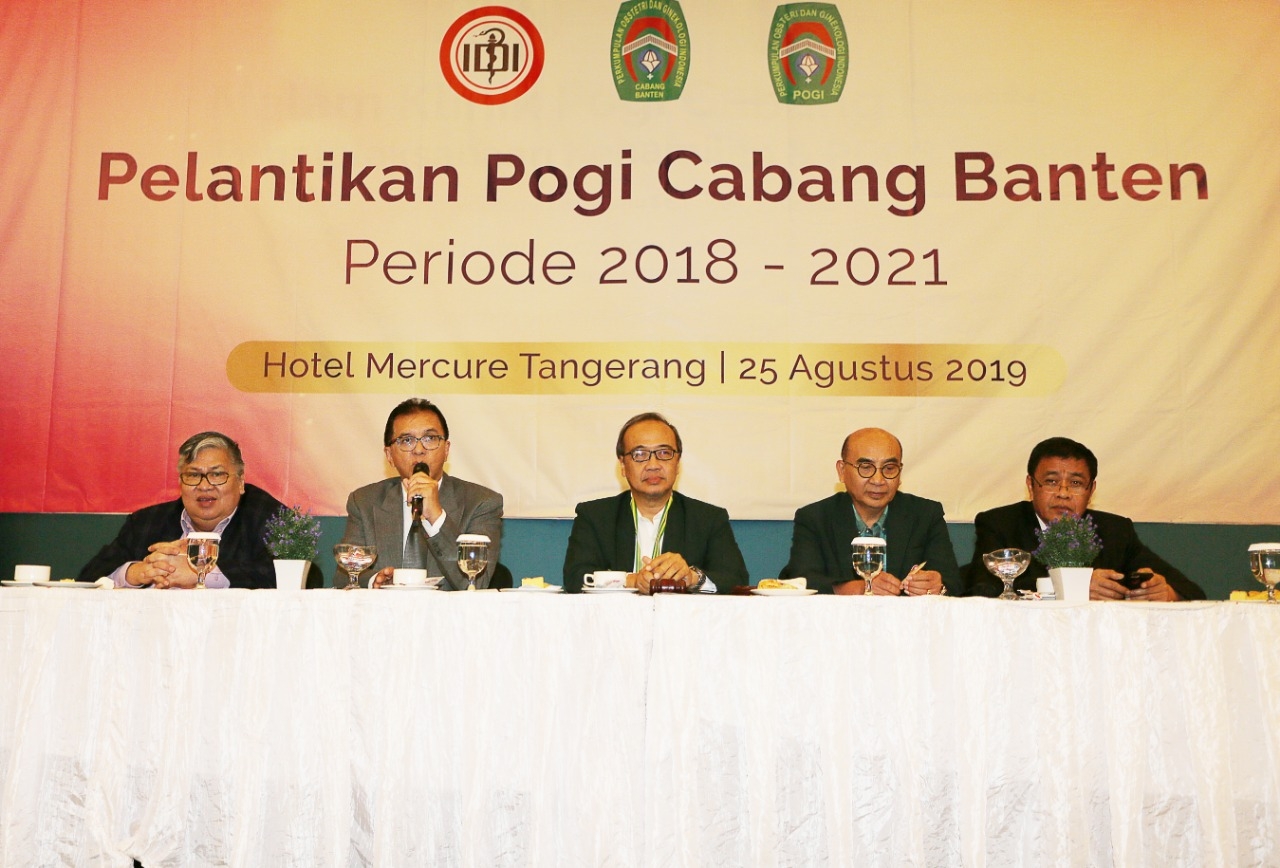 Pelantikan POGI Cabang Banten Periode 2018 - 2021