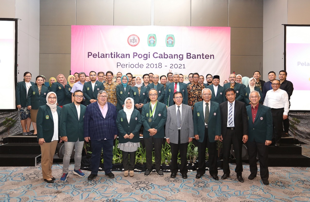 Pelantikan POGI Cabang Banten Periode 2018 - 2021
