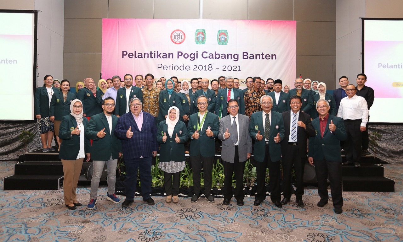 Pelantikan POGI Cabang Banten Periode 2018 - 2021