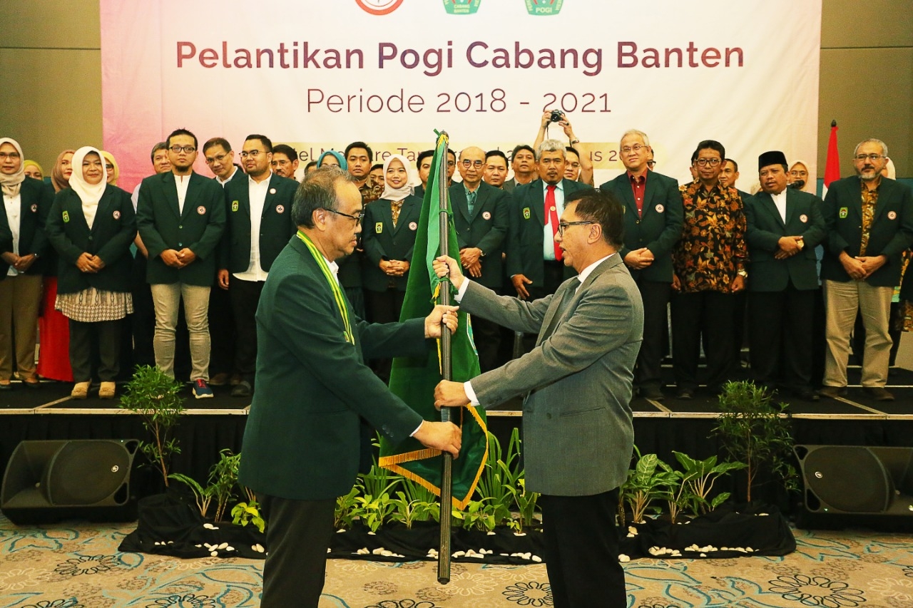 Pelantikan POGI Cabang Banten Periode 2018 - 2021