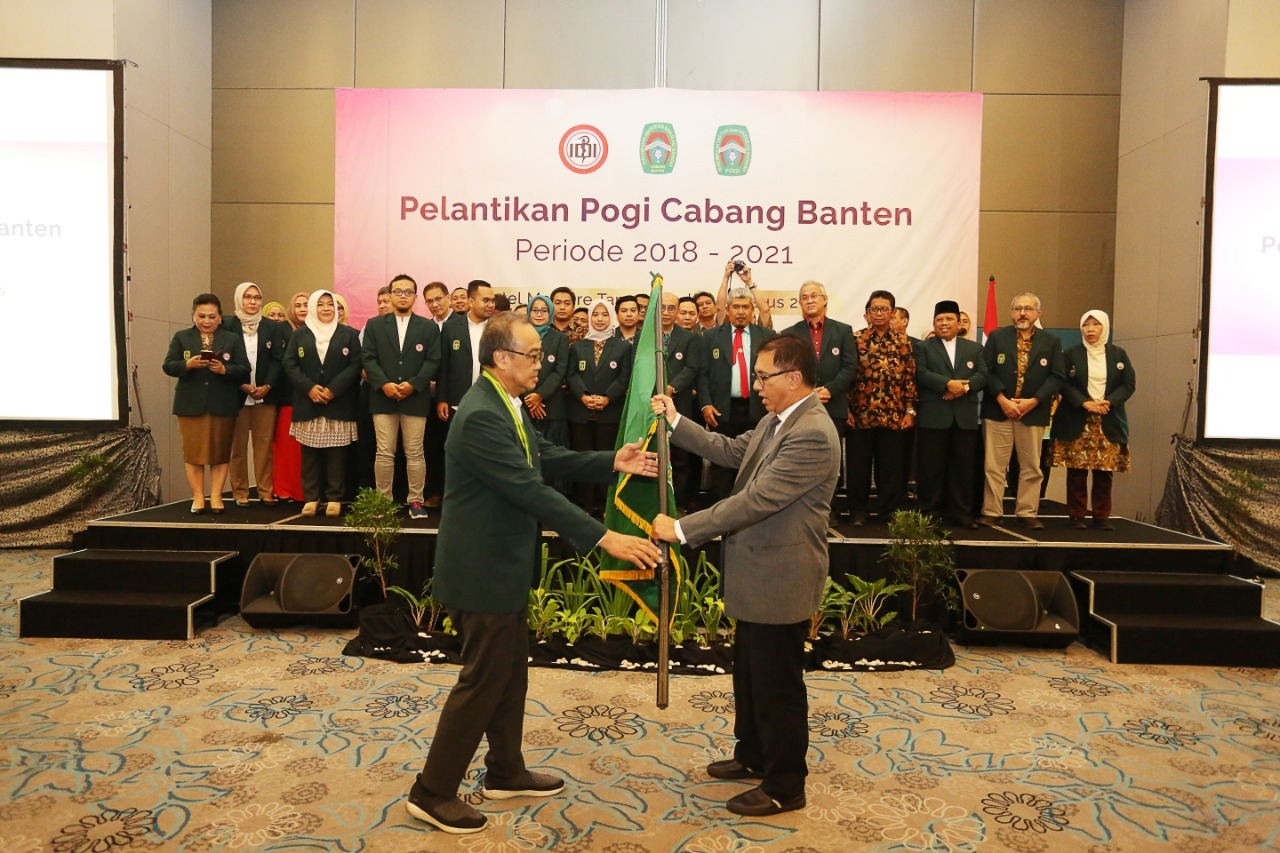 Pelantikan POGI Cabang Banten Periode 2018 - 2021