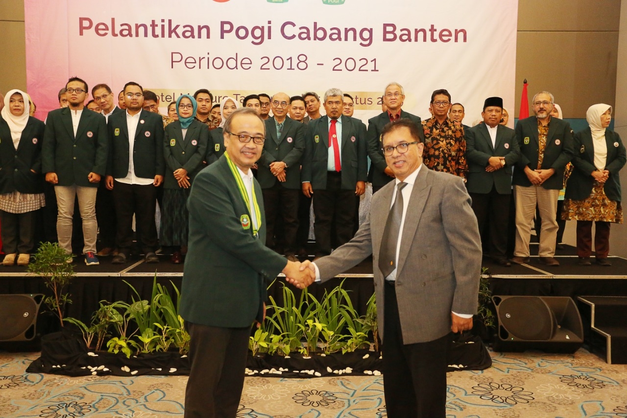 Pelantikan POGI Cabang Banten Periode 2018 - 2021