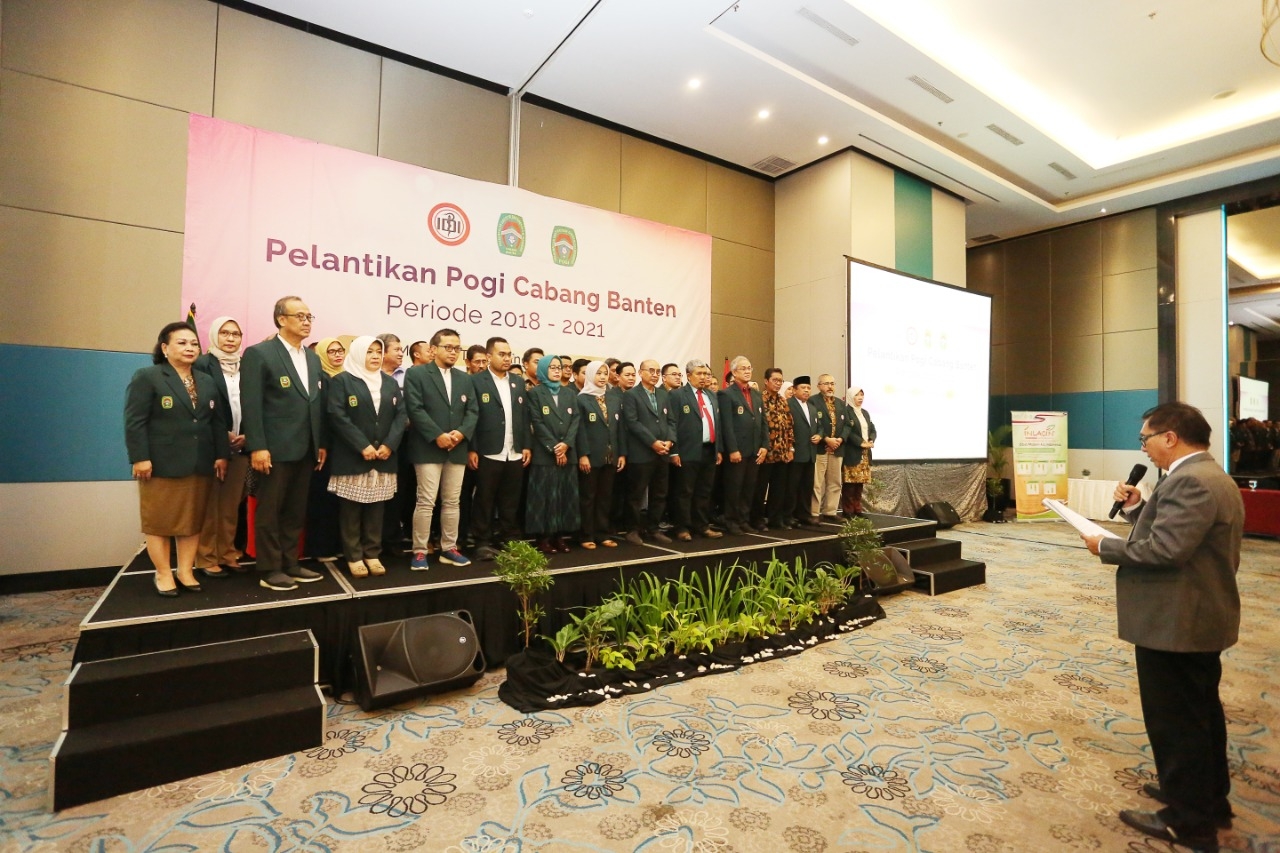 Pelantikan POGI Cabang Banten Periode 2018 - 2021