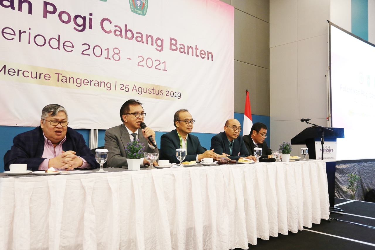 Pelantikan POGI Cabang Banten Periode 2018 - 2021