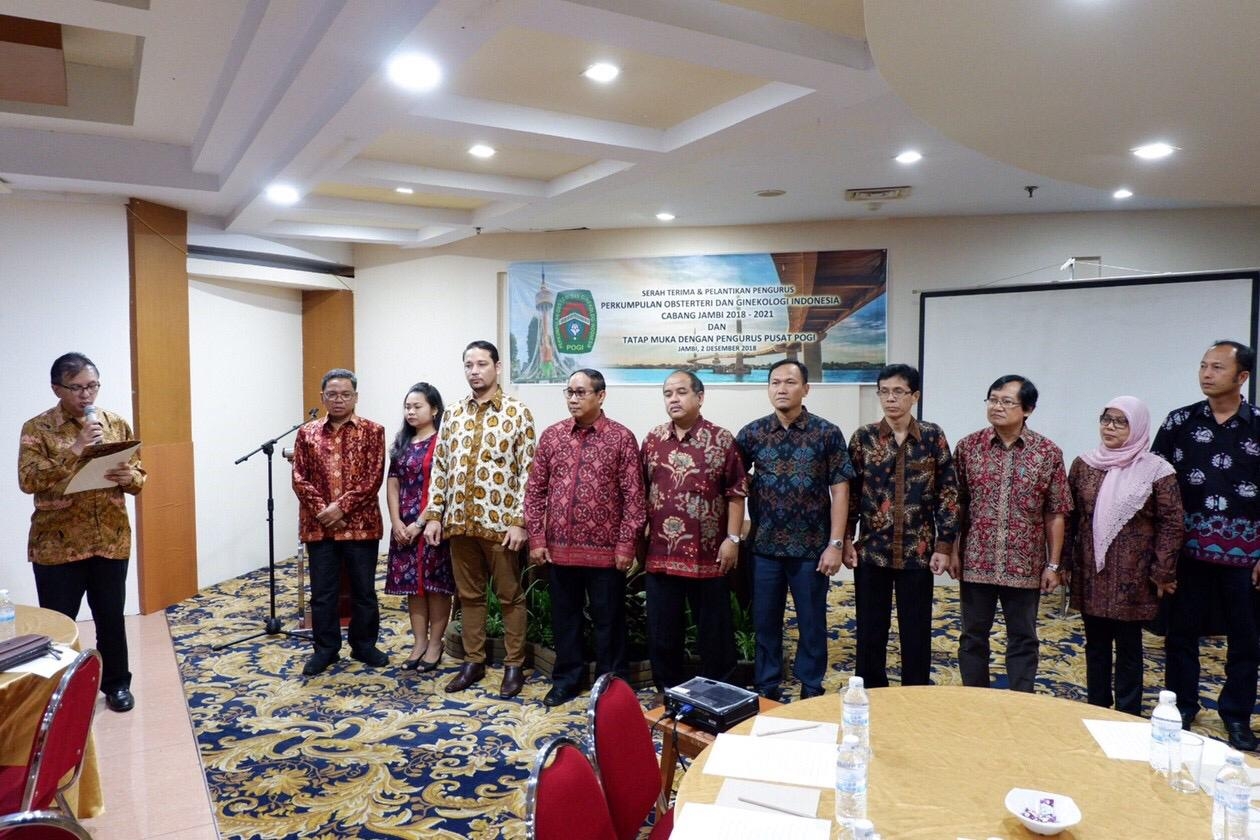 Pelantikan POGI Cabang Jambi 2 Desember 2018
