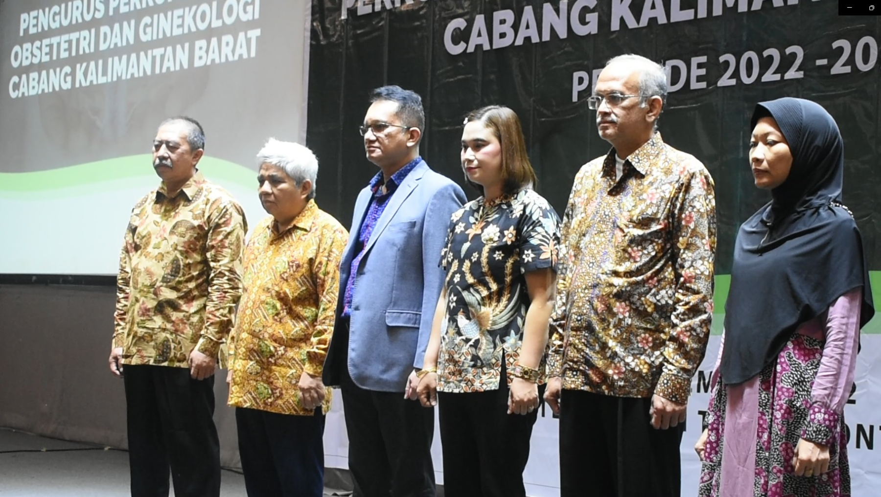Pelantikan POGI Cabang Kalbar