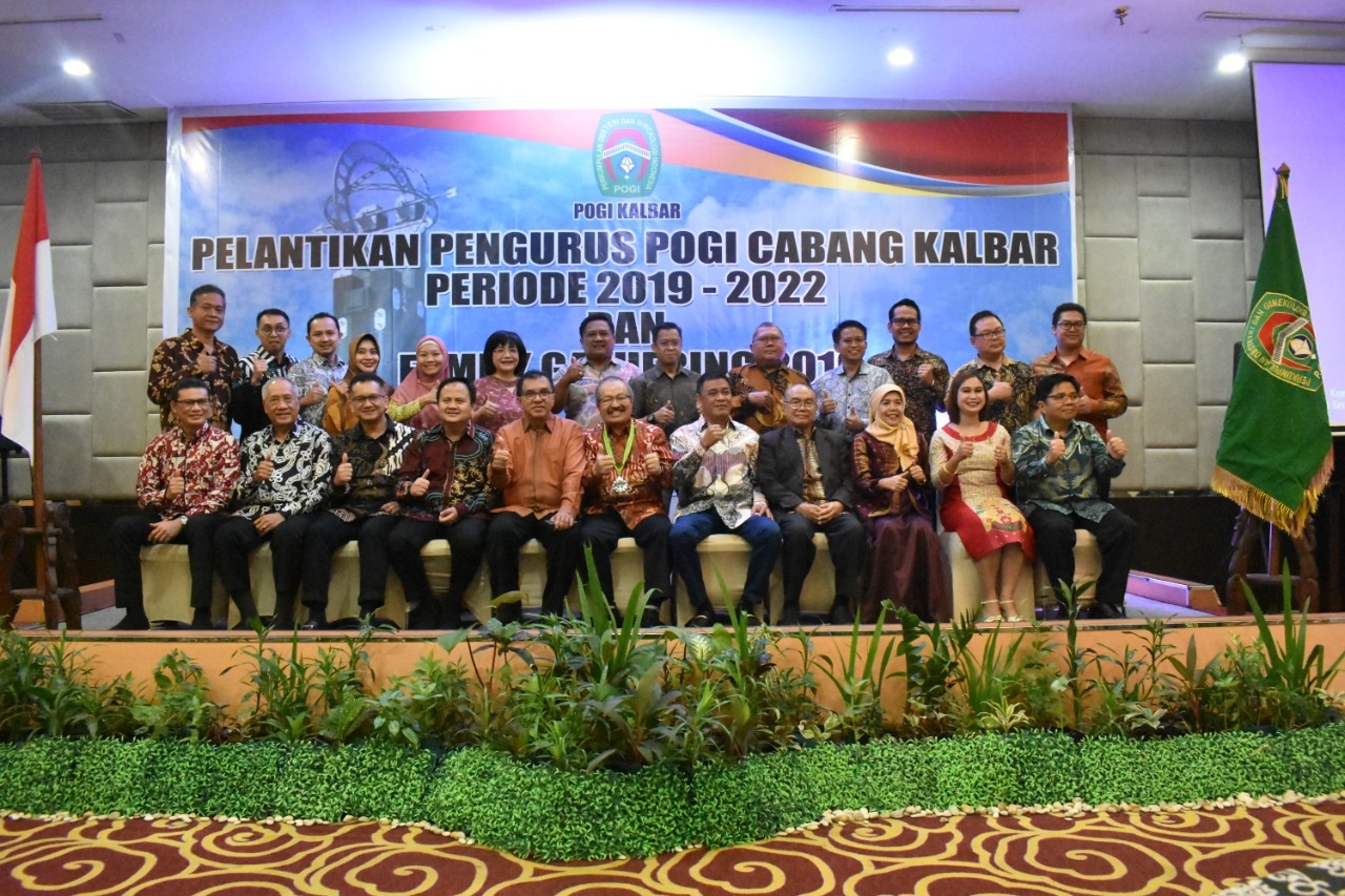 Pelantikan POGI Cabang Kalimantan Barat Periode 2019 - 2022